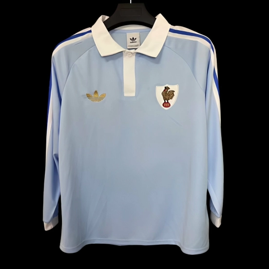2026 Adidas FFR Crunch Rugby Long Sleeve 120 Years jersey