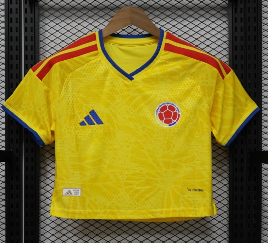 Player Version 2026 Colombia Women Yellow Home Jersey