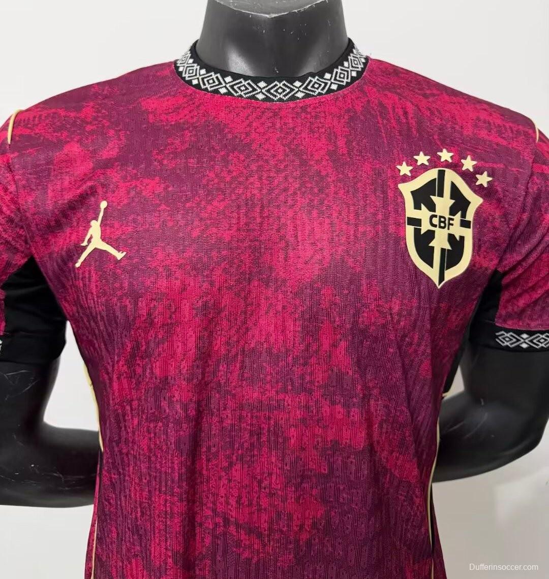 Player Version 2026 Brazil Third Wine Jersey