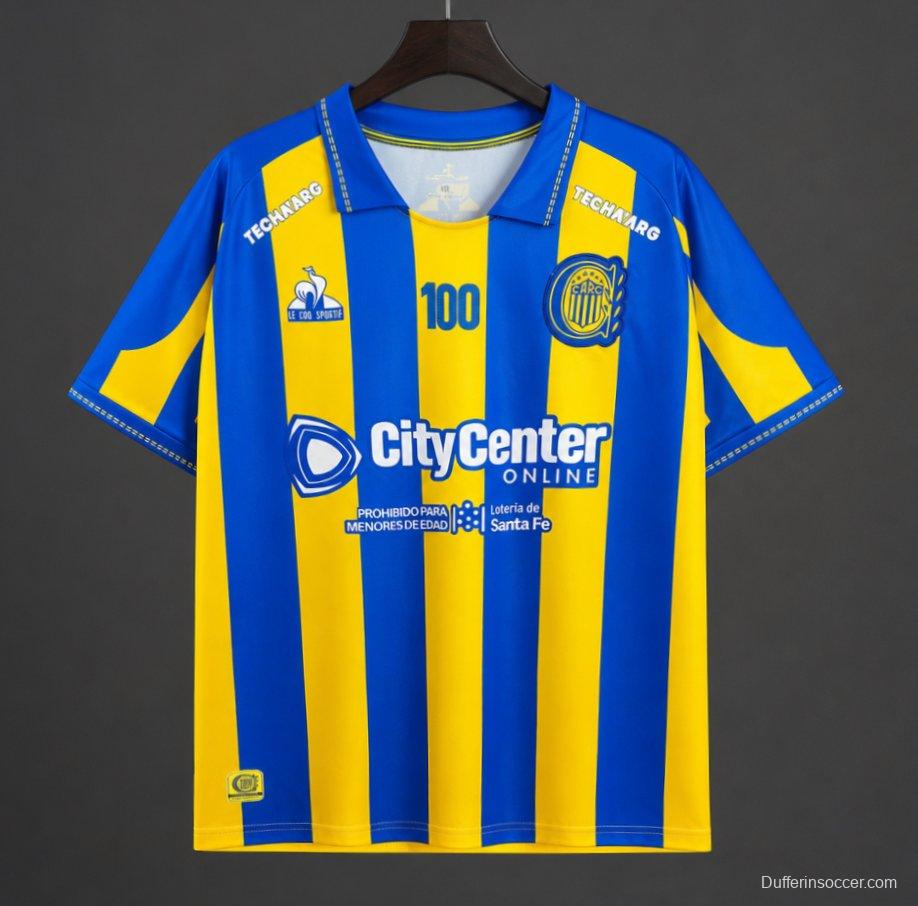 26/27 Rosario Central Home Gigante de Arroyito 100th Anniversary Edition Jersey