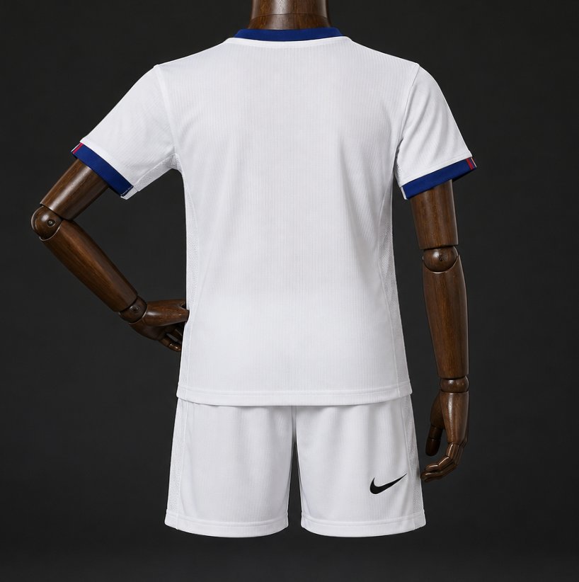 26/27 Kids  Paris Saint-Germain White  Away Jersey Kits
