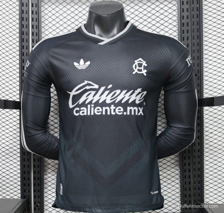 Player Version 26/27 Club América Charcoal Black Long Sleeve Away Jersey