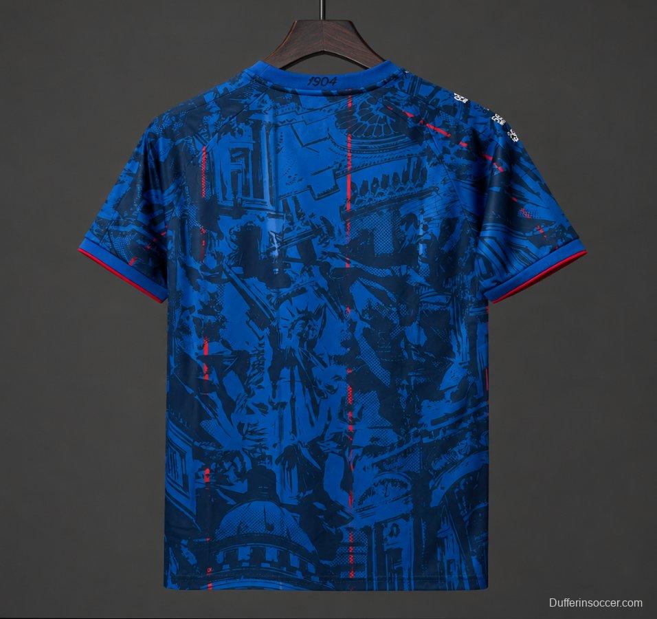 2026 France 'Les Bleus' Heritage Football Blue Jersey