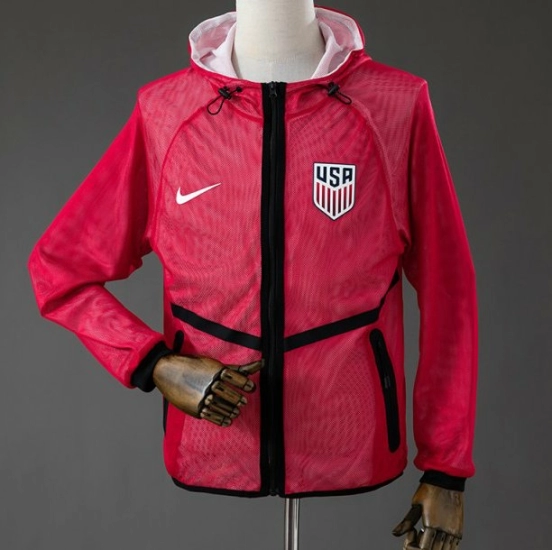 2026 USA Men's Football Anthem Jacket - Red
