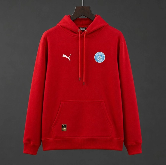 26/27 Manchester City FC Home Red Hoodie 9 Colors