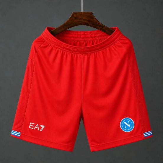 26/27 SSC Napoli Away Red Shorts