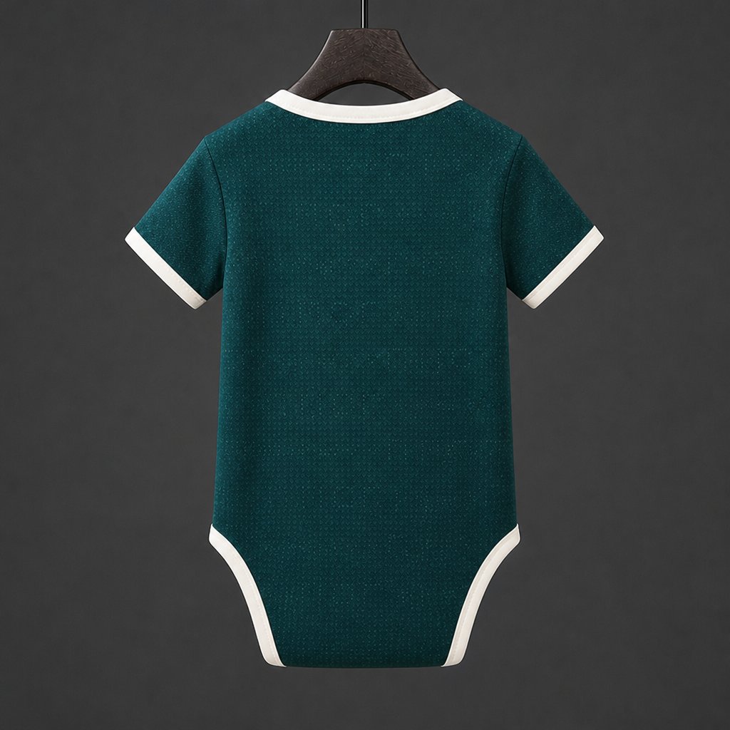 26/27 Real Madrid Away Green Baby Romper Jersey
