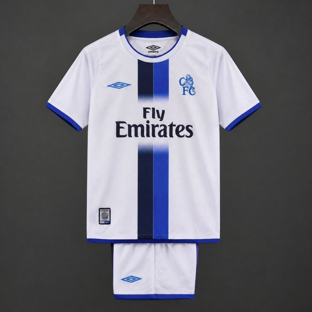 Retro Kids 03/05 Chelsea White Away Jersey