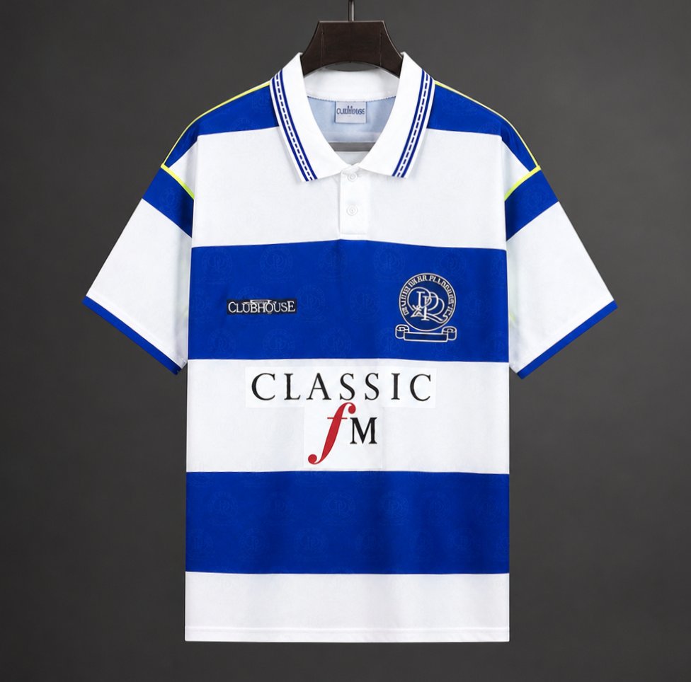 Retro 92/93 Queens Park Rangers QPR Home Blue/White Jersey